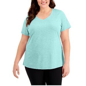 ID Ideology Women S Rapidry V Neck Performance T-Shirt Blue